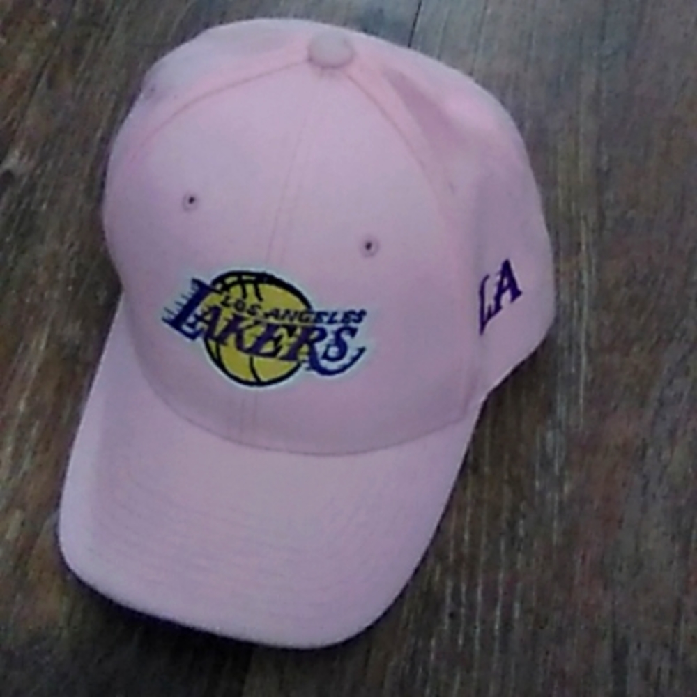 Lakers pink cap hat